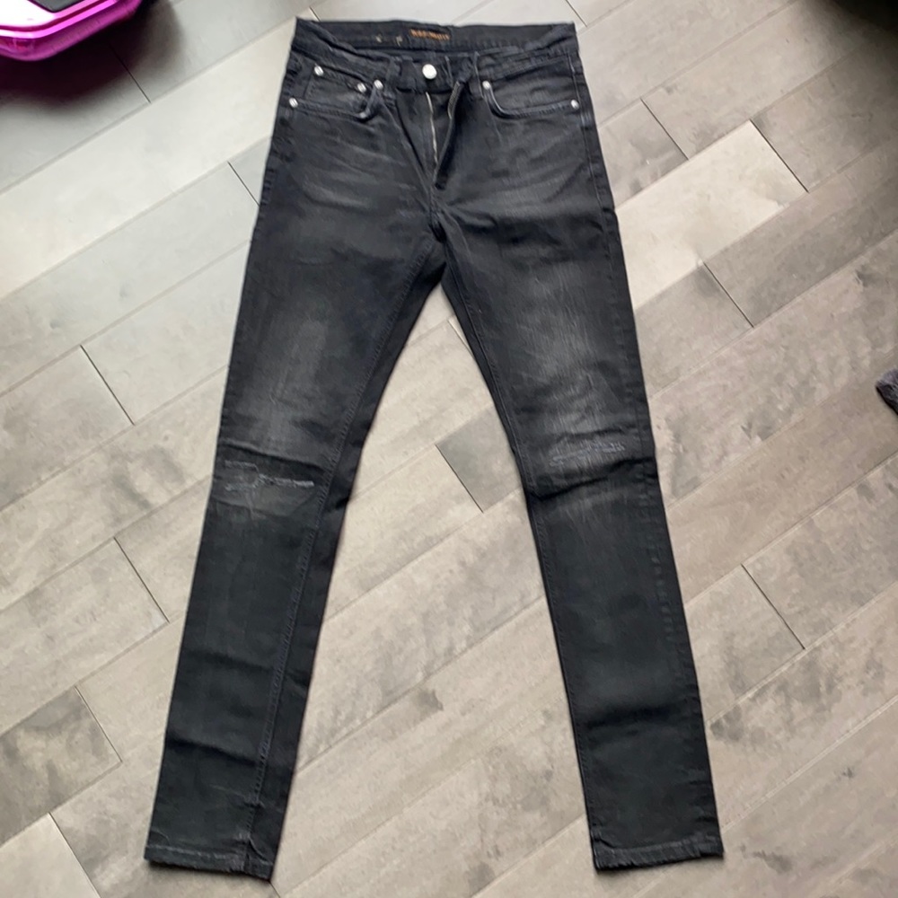 Nudie Jeans Lean Dean Slim Jeans In Johan Replica